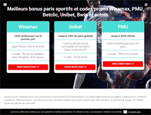Tablet Screenshot of les-bonus.com